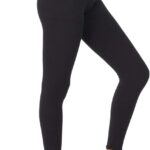 NexiEpoch High Waisted Leggings for Women - Black Tummy Control Compression...