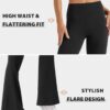 Women’s High Waist Bootcut Yoga Pants Tummy Control Workout Flare Leggings