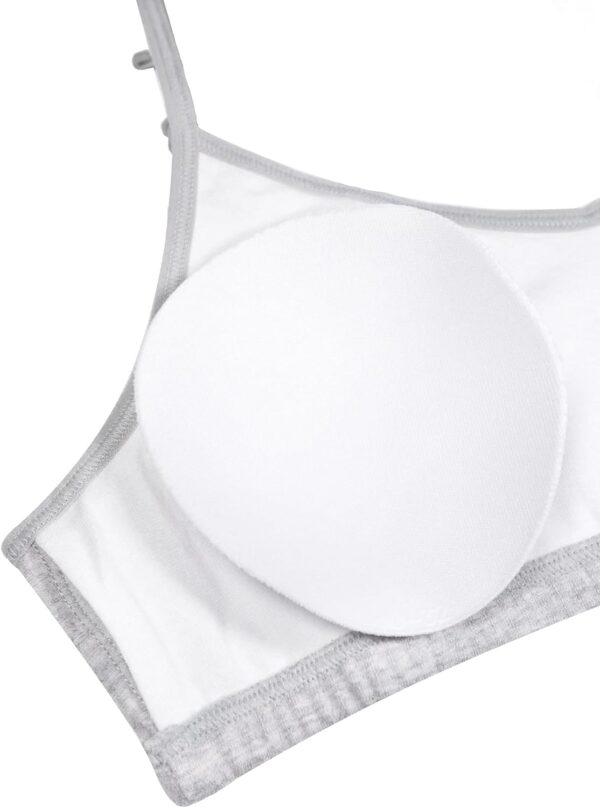 Fruit of the Loom Girls’ Bra with Removable Cookies, 2-pack