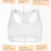 MeMoi Girls’ 2 Pair Pack Racerback Sports Training Bra