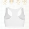 MeMoi Girls’ 2 Pair Pack Racerback Sports Training Bra