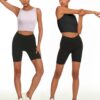 Sports Bras for Women, Supportive Longline High Neck Sports Bra Push Up…