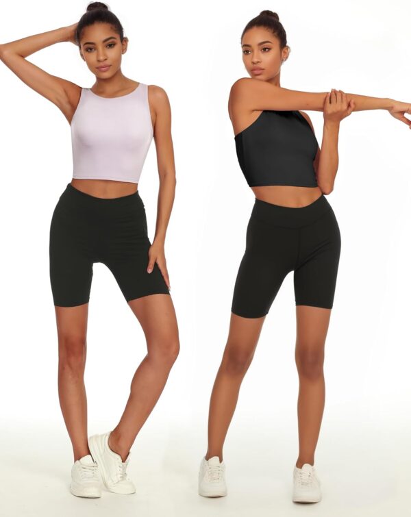 Sports Bras for Women, Supportive Longline High Neck Sports Bra Push Up…