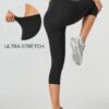Heathyoga Capri Leggings for Women High Waisted Capri Leggings with Pockets…