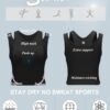 RUNNING GIRL Sports Bras for Women High Impact Seamless Ribbed Longline High…