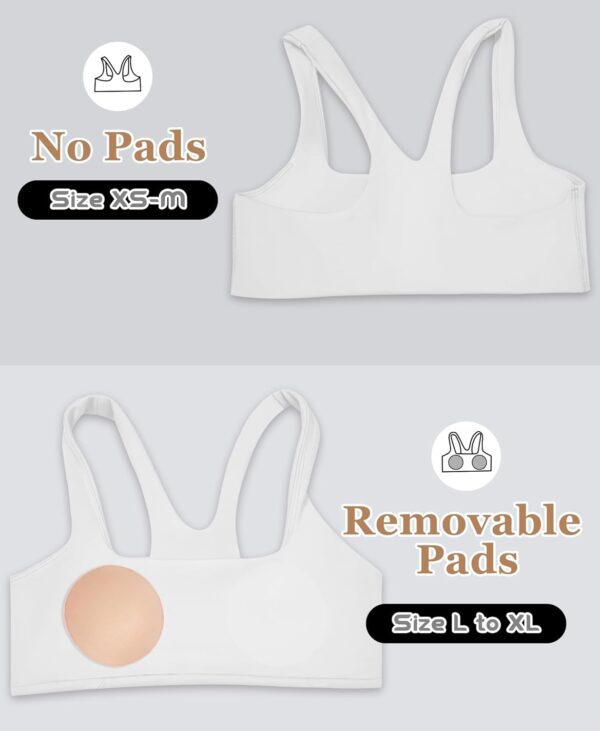 Girls Sports Bra 8-10 Racerback Training Bras for Girls Scoop Neck for Teens…