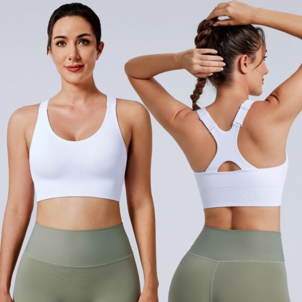 Evercute Adjustable Sports Bras for Women 3/4 Pack Racerback High Support…