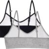 Fruit of the Loom Girls’ Bra with Removable Cookies, 2-pack