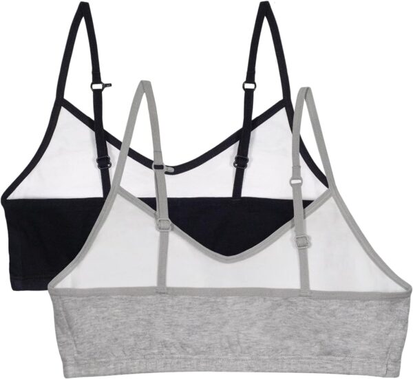 Fruit of the Loom Girls’ Bra with Removable Cookies, 2-pack