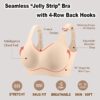 PoseFree Womens Seamless Wireless Supportive Bra Push Up Comfort Soft No…