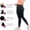 SATINA High Waisted Leggings for Women – Comfortable and Stretchy in…