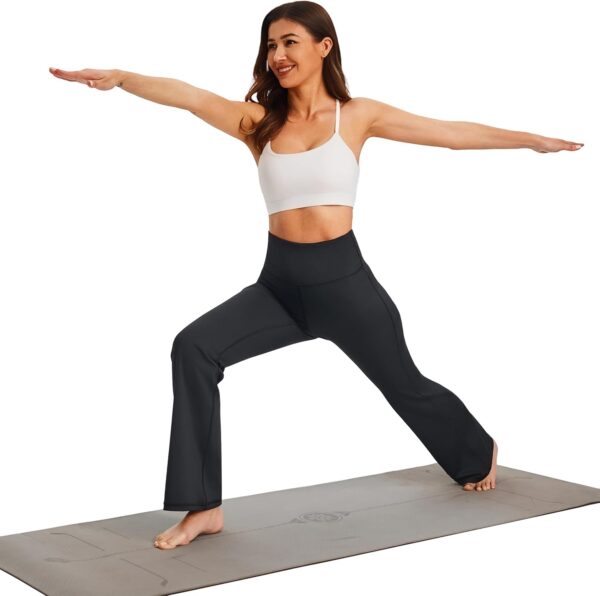 AFITNE Women’s Yoga Pants Wide Leg Workout Leggings Flare Casual Lounge…