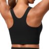 Sports Bras for Women, Supportive Longline High Neck Sports Bra Push Up…