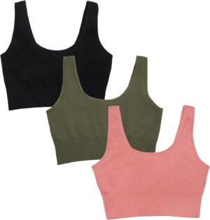 Fruit of the Loom Women’s 360 Stretch Longline Sport, Comfortable Wireless…