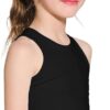 Girls Sports Bra Athletic Training Tank Tops Sleeveless Racerback Crop Tops…