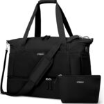 ETRONIK Gym Bag for Women, Personal Item Travel Bag with Shoes Compartment,...