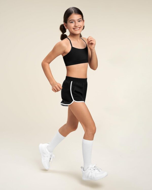 Stelle Girls Sports Bra Training Bra Spaghetti Strap Y Back Bra Yoga Crop…