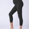 POSHDIVAH Women’s Maternity Capri Leggings Over The Belly Pregnancy Workout…
