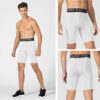 Mens Compression Shorts with Pocket 1/3 Pack- Running Athletic Workout Underwear…