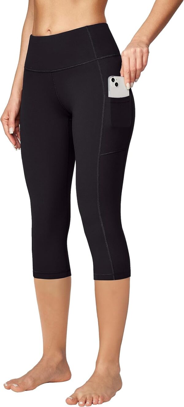 Ewedoos Capri Leggings for Women High Waisted Yoga Pants for Women with…