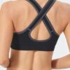 FITTIN Sports Bras Pack for Women – Padded Cross Back Support Seamless Strap…