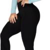 Sunzel Flare Leggings, Crossover Yoga Pants with Tummy Control, High-Waisted…
