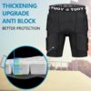 DGXINJUN Men’s Padded Football Girdles 5-Pads Integrated Football Pads with Hip Tail…