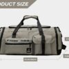 3 in 1 Gym Bag for Men and Women, 65L Large Capacity Travel Duffle Bags…