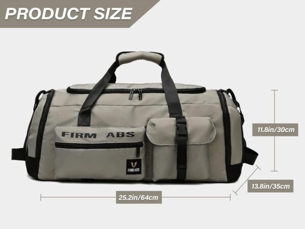 3 in 1 Gym Bag for Men and Women, 65L Large Capacity Travel Duffle Bags…