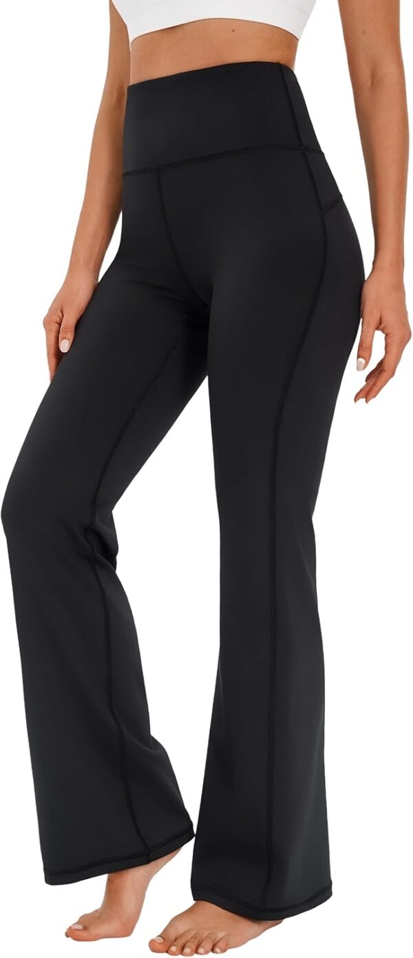 AFITNE Women’s Yoga Pants Wide Leg Workout Leggings Flare Casual Lounge…