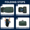 Haimont 50L Travel Duffle Bag for Men Women Foldable Sports Duffle Backpack…