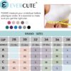 Evercute Women’s Sports Bras Adjustable Deep V Neck Bras Wireless Spaghetti…