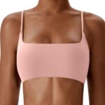 Comper Women's Sports Bras Wirefree Racerback Workout Bras Sexy Thin Straps...