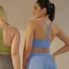 Evercute Racerback Sports Bras Padded Y Racer Back Cropped Bras for Yoga…
