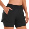 Stelle Women 2 in 1 Running Shorts High Waisted Athletic Shorts Gym Workout Shorts...