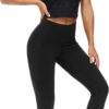 THE GYM PEOPLE Thick High Waist Yoga Pants with Pockets, Tummy Control…