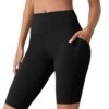 SUNCLOVE 3 Pack Biker Shorts for Women Tummy Control Workout Yoga Gym Running Shorts…