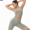 Sports Bras for Women High Impact Cross Back Strappy Bras Cropped Padded…