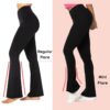 Sunzel High Waist Mini Flared Leggings for Women, Tummy Control Casual Flare…