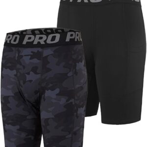 DANI CHINS Men’s Athletic Compression Shorts Sports Running Workout Gym Underwear…