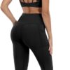 CHRLEISURE Leggings with Pockets for Women, High Waisted Tummy Control…