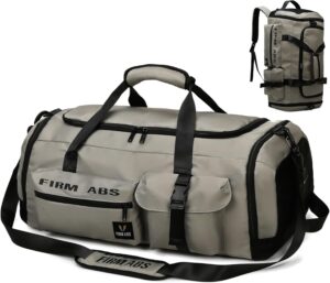 3 in 1 Gym Bag for Men and Women, 65L Large Capacity Travel Duffle Bags…