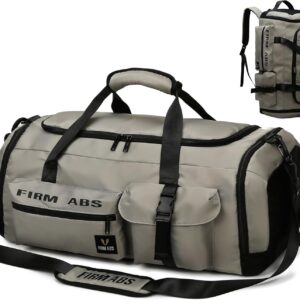 3 in 1 Gym Bag for Men and Women, 65L Large Capacity Travel Duffle Bags…