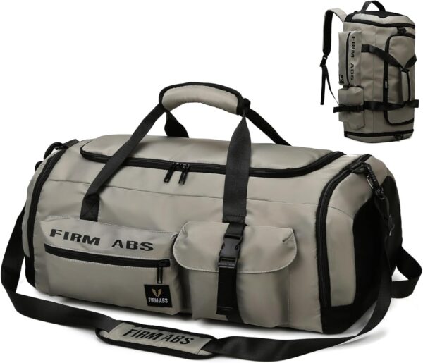 3 in 1 Gym Bag for Men and Women, 65L Large Capacity Travel Duffle Bags…