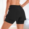 Stelle Women 2 in 1 Running Shorts High Waisted Athletic Shorts Gym Workout Shorts…