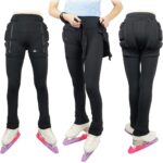 Zip-on Zip-Off Padded Shorts Protective Crash Pants Tailbone Hip Butt Pad for Skating...