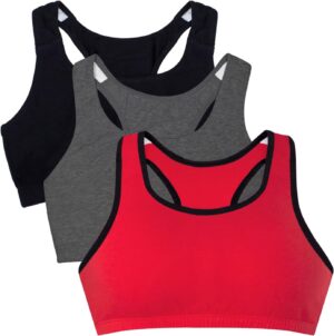 Fruit of the Loom Cotton Tank Bra for Women – Ultimate Comfort & Breathable…