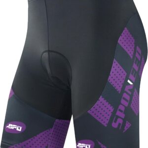 sponeed Men Bike Shorts Cushioned Biking Wear Gear Road Cycling Bottoms