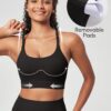IUGA High Impact Sports Bras for Women High Support Padded Workout Bras for…