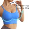 Evercute Racerback Sports Bras Padded Y Racer Back Cropped Bras for Yoga…